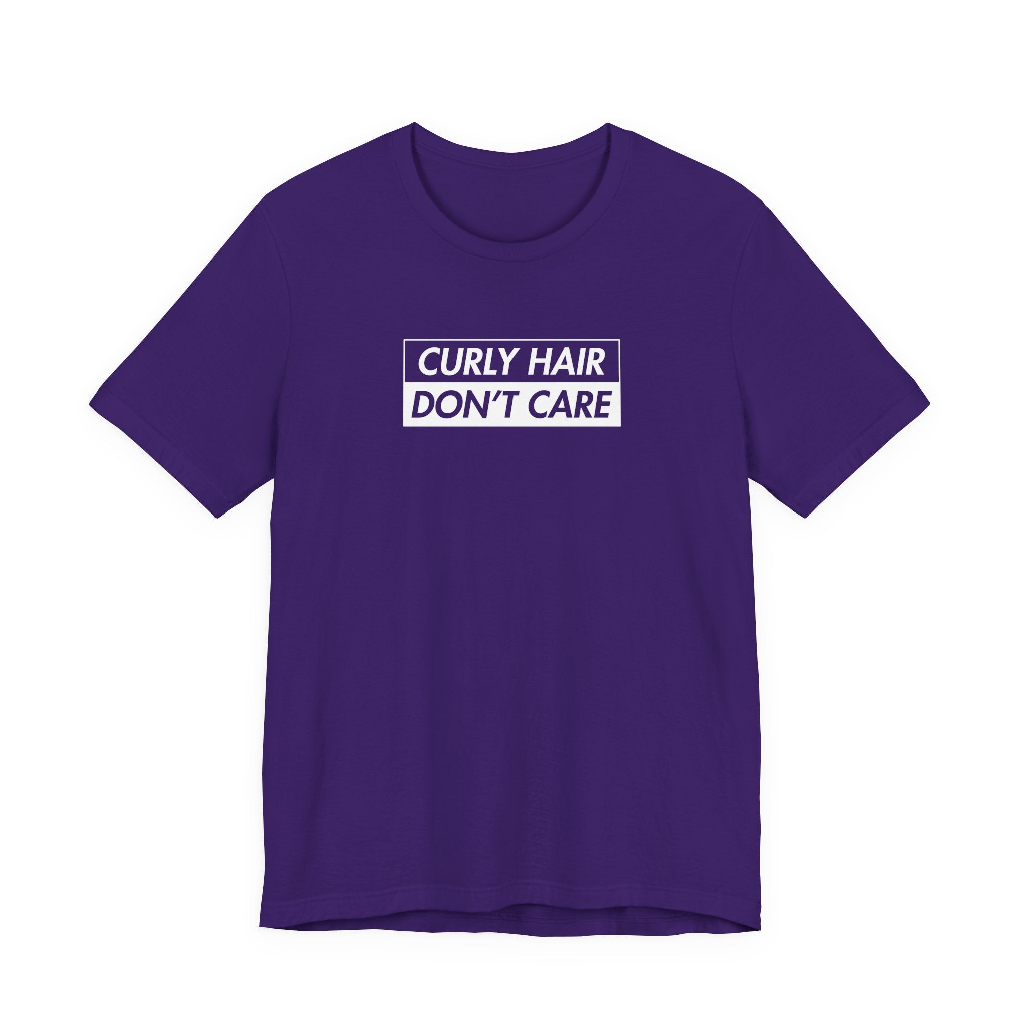 Curly Hair Don't Care T-shirt